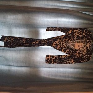 Diane Von Furstenberg Cheetah Wrap Dress